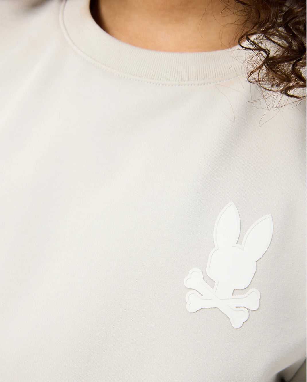 Polos Psycho Bunny Houston French Terry Crewneck Pearl Enfant | VZO-14999170